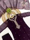 KF 5119 Kalaai Chanderi Embroidery Kurti With Bottom Dupatta Exporters In India